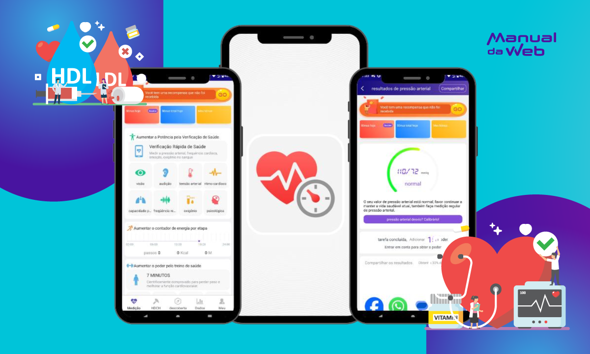APK para medir pressão arterial pelo celular grátis e rápido 8 Medir pressão arterial pelo celular