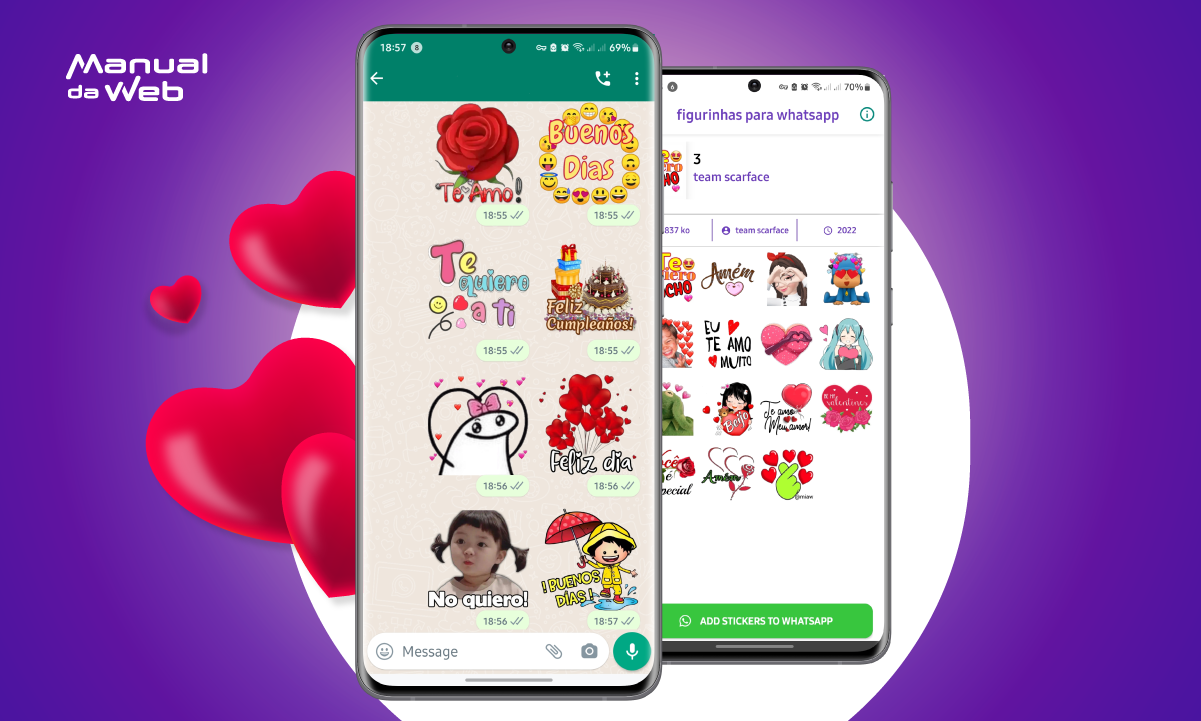 Figurinhas de amor para WhatsApp grátis: instale agora! 9 Figurinhas de amor para WhatsApp grátis