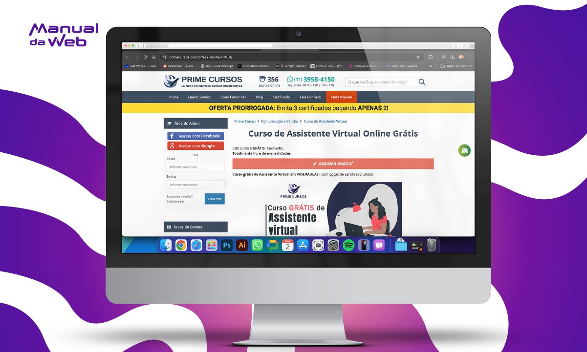 Curso de Assistente Virtual: matricule-se pelo celular de graça 2 Curso de Assistente Virtual