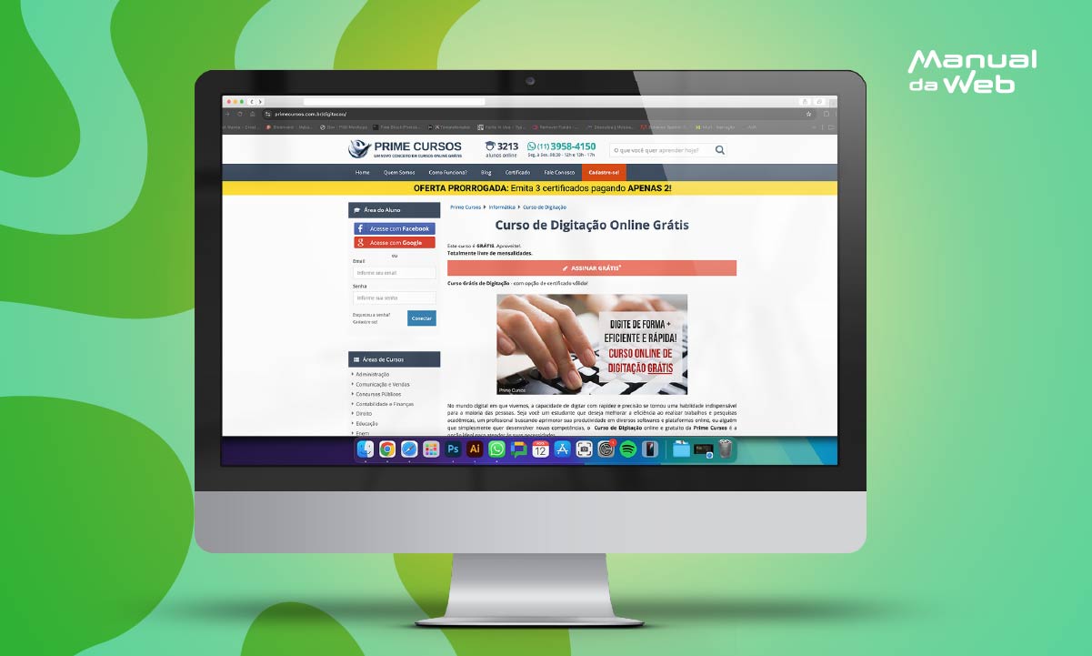 Curso de Digitação online, gratuito e confiável: cadastre-se agora mesmo 5 Curso de Digitação online