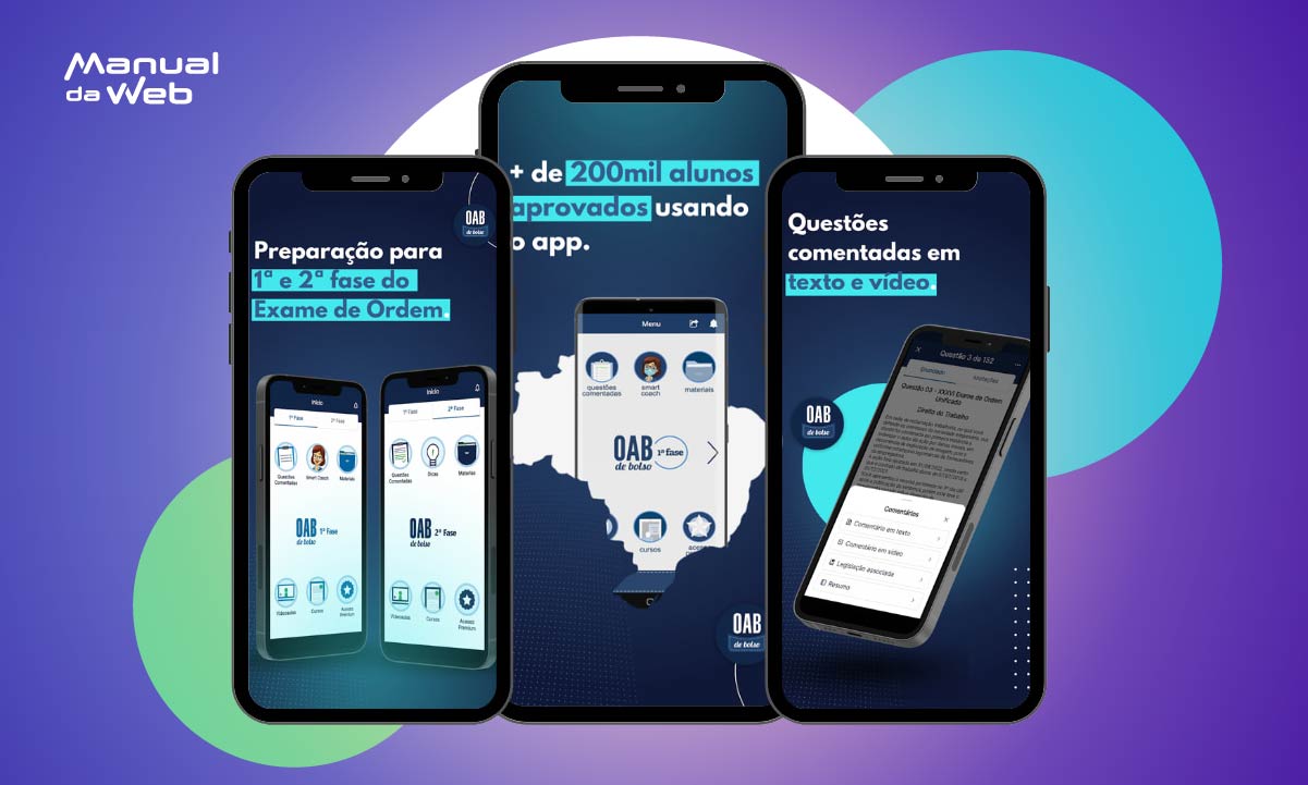 OAB de Bolso: app com provas e aulas gratuitas para o exame da OAB 4 OAB de Bolso