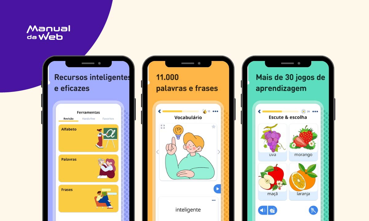 Aplicativo de curso de Português brasileiro offline e grátis 8 Curso de Português