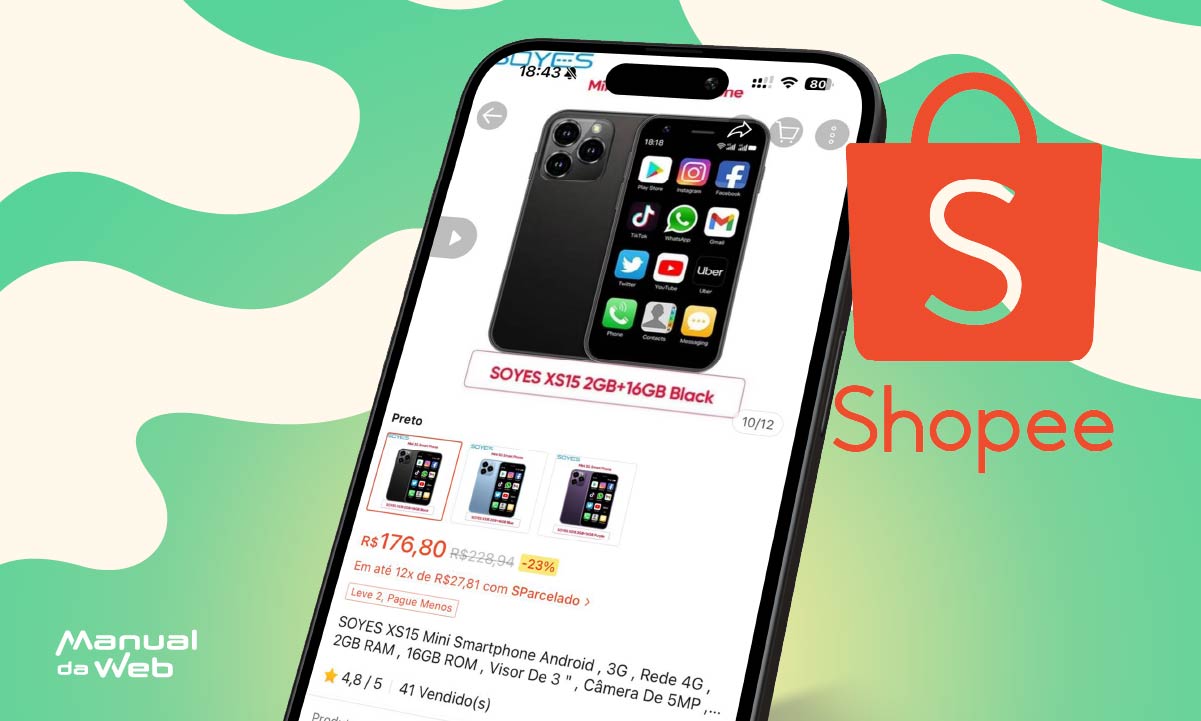 Mini iPhone da Shopee: tudo o que você precisa saber 5 Mini iPhone